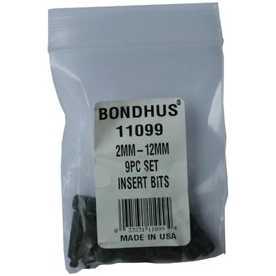 Bondhus Sada bitů metric BIX 9M krátký 1