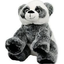 Inware sedící šedá panda 19 cm