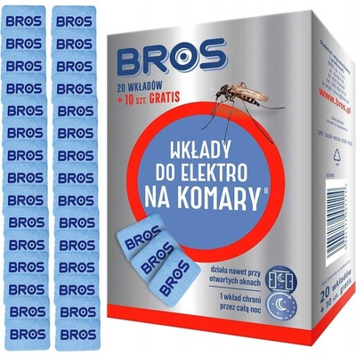Bros Pevná náplň proti komárom do elektrického odparovača na 20 nocí