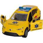 Mikro Kids Globe Traffic Volvo EX90 линейка NL 14cm метален заден ход на батерии светлина, звук (510799)