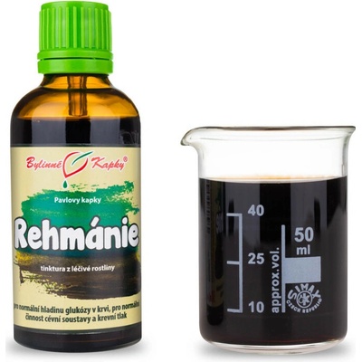Rehmánia lepkavá kvapky tinktúra 50 ml