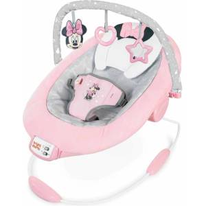 Bright Starts Шезлонг с музика и вибрации Bright Starts Disney Baby - Minnie Mouse (12206) - baby