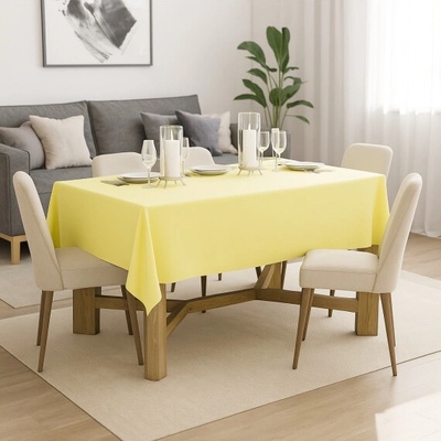 Mondo Obrus Standard pastelovo žltý Žltá 100x100cm