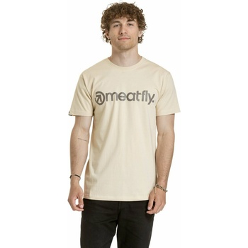 Meatfly мъжка тениска MF Logo Sand | Пясъчна Meatfly | Bezhov | МЪЖЕ | S