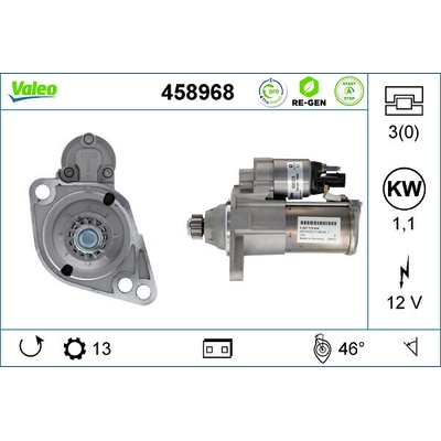 VALEO Štartér 458968