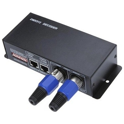DMX 512 ovladač pro RGBW pásky, 4 kanály 8A