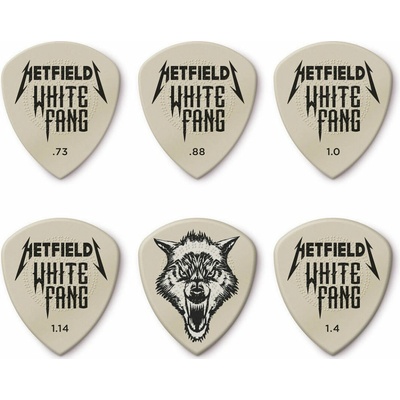 Dunlop PVPPH122 HETFIELD'S WHITE FANG CUSTOM FLOW PICK VARIETY PACK - 6 ks