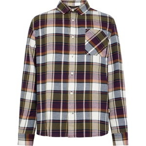 KnowledgeCotton Apparel Мъжка риза с копчета KnowledgeCotton Apparel Regular Light Flannel Checkered Shirt - Blue Check - размер 3XL (033-2933-0116)