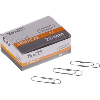 Кламери никелирани 28 mm Yanda 100 бр (1903035-110-1649)