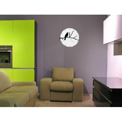 Moderné nástenné hodiny Clock-Bird