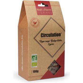 Nat&Form Tisanes Инфузия за добро кръвообращение БИО 100 g | Nat&Form (016094 (TIS_CIRBIO))