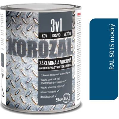 Korozal 3v1 RAL 5015 modrý 2,5l