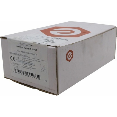 Profi Depot Klinec do krytiny, 25 mm, ø 2,5 mm, kartón: 2,5 kg, 72628