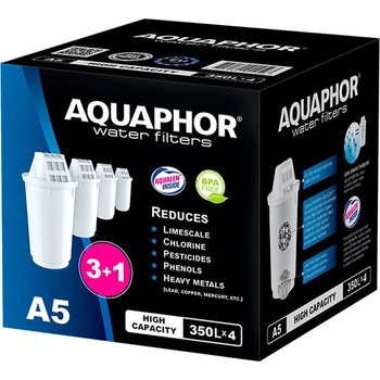 Aquaphor КoМПЛЕКТ ФИЛТРИ aquaphor a5 4БР (4744131014593)