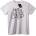 NOONEBRAND Тениска Абстрактен калиграм - XS, Black