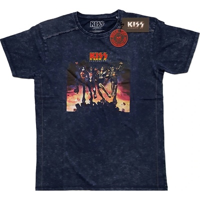 Kiss tričko Destroyer modré