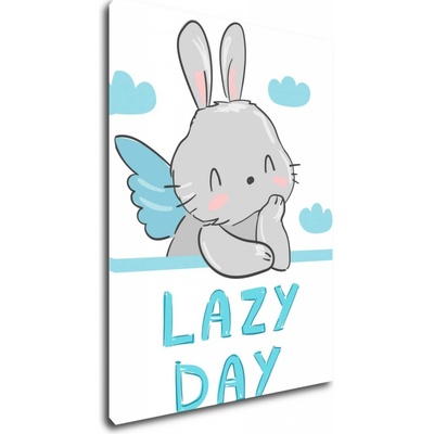 Impresi Obraz Blue and grey bunny - 30 x 40 cm