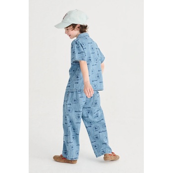 Bobo Choses Детска дънкова риза Bobo Choses Pickle The Dog (126AC037)