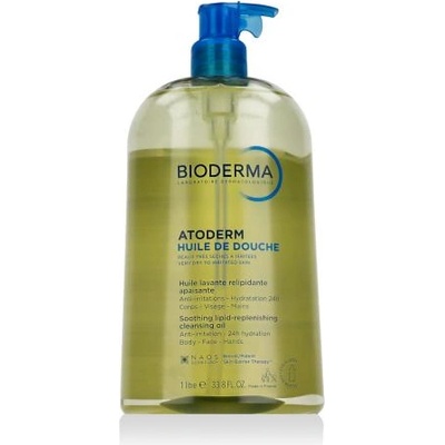 BIODERMA Atoderm Soothing Lipid-Replenishing Cleansing Oil 1000 ml подхранващо и успокояващо душ олио за много суха и чувствителна кожа унисекс