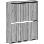 vidaXL Стенно шкафче за обувки ARNHEM 71 x 17 x 86 см Сив Сонома (896641)