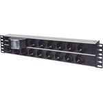 Intellinet Разклонител за шкаф Intellinet 19" 2U 15-Output PDU 16A (INT_714051)