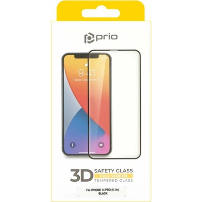 Prio Закалено защитно стъкло за iPhone 14 Pro, Full Cover 3D (17959)