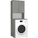 TopMebel Шкаф за пералня TopMebel от меламин в цвят сив бетон 65x60x178см