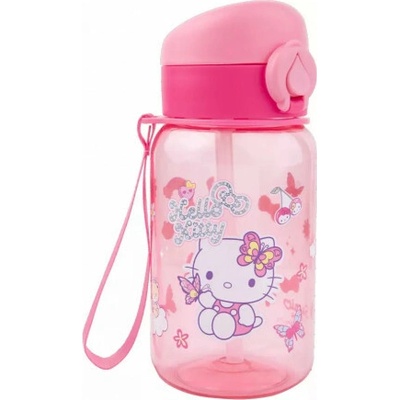 Coolpack Fľaša na pitie ružová Hugo Hello Kitty Pastel Pink 500 ml