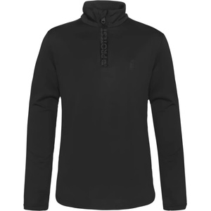Protest Детски поларен пуловер Protest Kid's PRTRewillowy 1/4 Zip Active Top Fleece jumper - True Black - размер 152 (EU) (704-5509-0715)