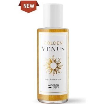 Wooden Spoon Trblietavý suchý olej Golden Venus 100 ml