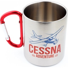 LeteckeDoplnky.cz Plecháček s karabinou CESSNA ADVENTURE 300 ml