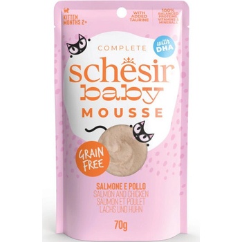 Schesir Cat Kitten Lifestage Mousse losos 70 g