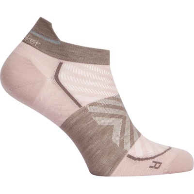 Icebreaker Дамски чорапи за бягане Icebreaker Women's Merino Run+ Ultralight Micro Running socks - Pink Quartz / Porcini - размер 41-43 (EU) (201-8167-0613)