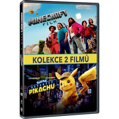 Minecraft film + Pokémon: Detektiv Pikachu kolekce 2 filmů 2DVD