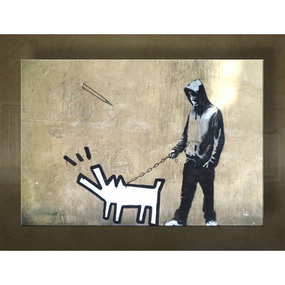 Obraz na plátne Street ART – Banksy - 100x150 cm