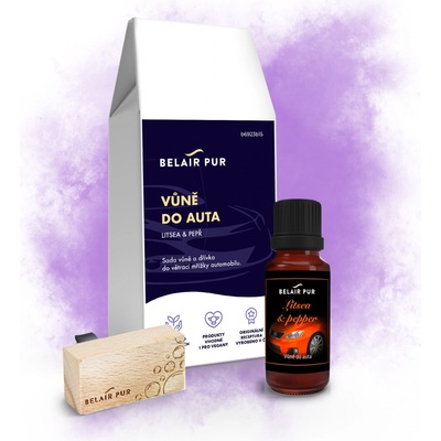 Belair Pur Autoparfém litsea & pepř 10 ml s aplikátorem
