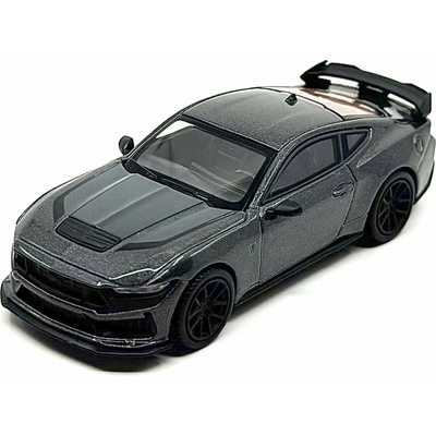 Mini GT Ford Mustang Dark Horse 2024 šedý blister 1:64