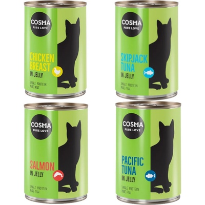 Cosma Original v želé 6 x 400 g - miešané balenie