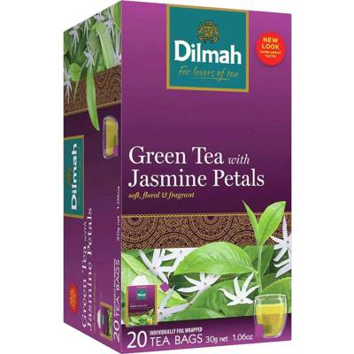 Dilmah Jasmín zelený čaj s květy jasmínu 20 x 1,5 g