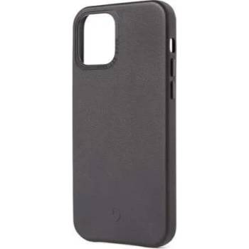Decoded Leather Case - кожен (естествена кожа) кейс за iPhone 12 mini (черен)