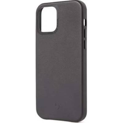 Decoded Leather Case - кожен (естествена кожа) кейс за iPhone 12 mini (черен)