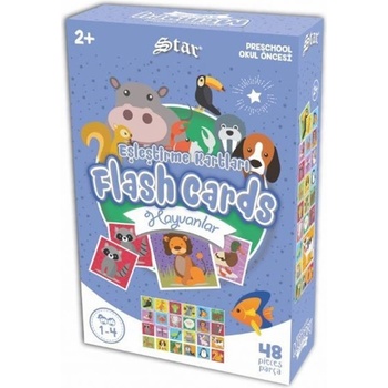 Star Игра Star Flash cards game, животни