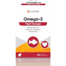 Livsane Omega-3 high dosage 60 kapsúl