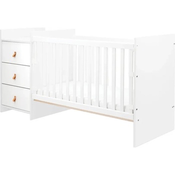 KikkaBoo ПДЧ бебешка кошара със скрин Ilana White - KikkaBoo