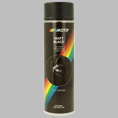 Motip Matt Black černý matný akrylový lak 500 ml – Zboží Mobilmania
