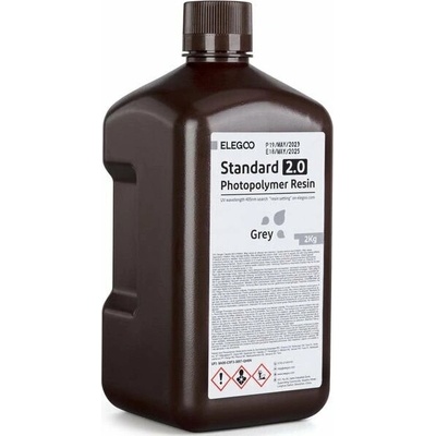 Elegoo Standard Resin V2.0 2KG Grey 50.103.0126 – Zboží Živě