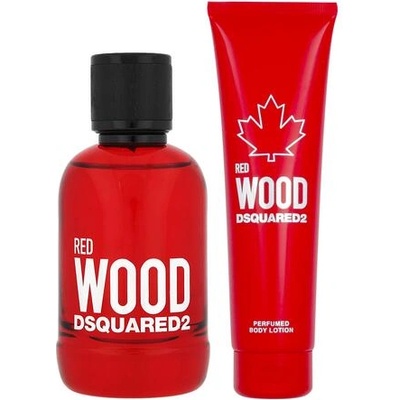 Dsquared2 Dsquared2 Red Wood комплект Тоалетна вода EDT за жени 100 мл + лосион за тяло 150 мл