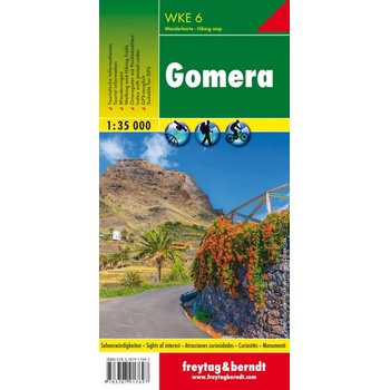 Španělsko: Gomera / Turistická mapa WKE 6