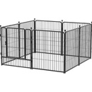 Malatec 9041 Kovová ohrádka pre psíkov a šteniatka 8dielna 80 x 80 cm