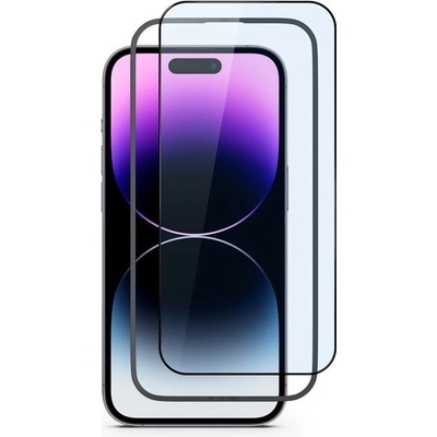 Epico Edge To Edge ochranné sklo na iPhone 14 Pro – 2 ks s inštalačným rámikom 69312151300015